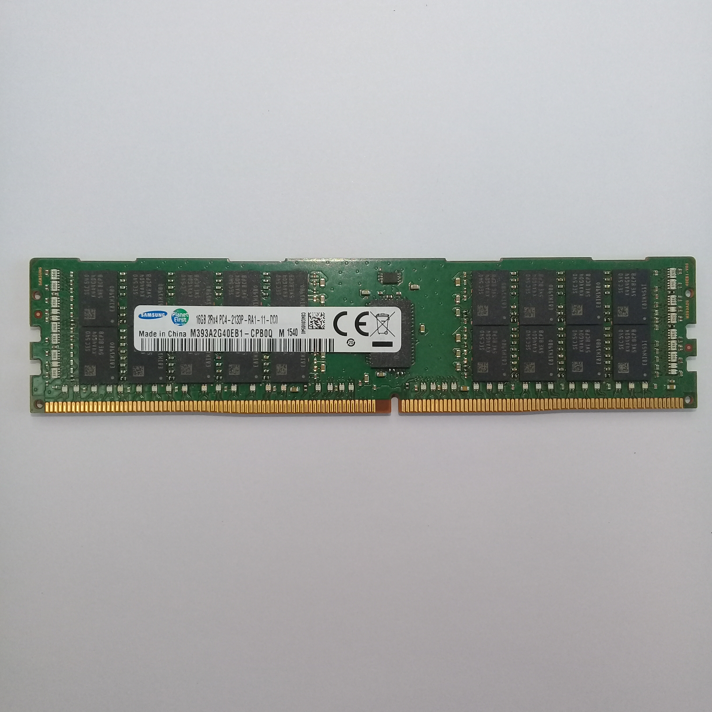 رم سرور ddr4 تک کاناله 2133 مگاهرتز سامسونگ مدل M393A2G40EB1-CPB ظرفیت 16 گیگابایت