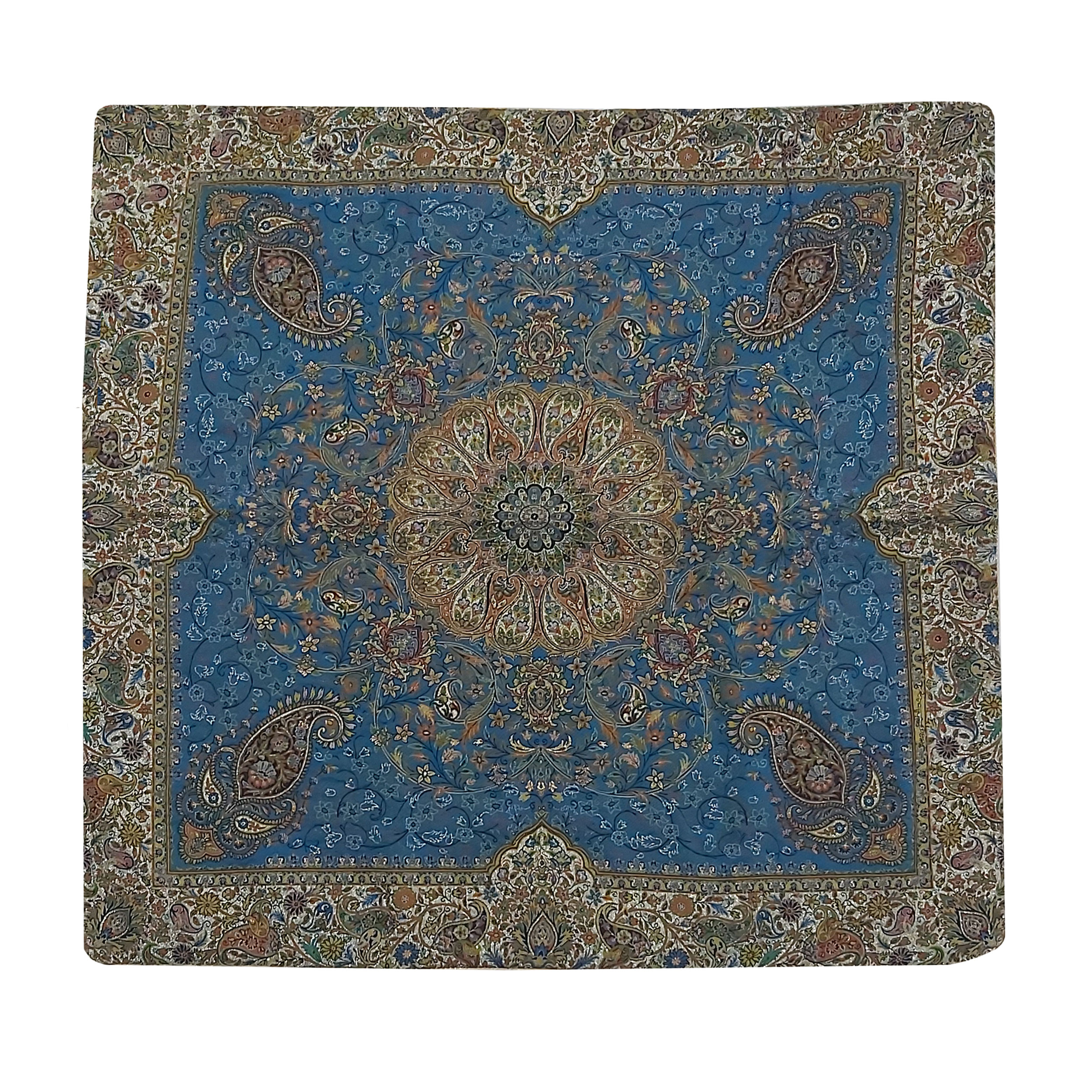 رومیزی ترمه سلطنتی یزد کد 1347_EIM