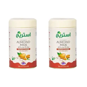 پودر شیر بادام با طعم زعفرانی استریج - 300 گرم مجموعه 2 عددی