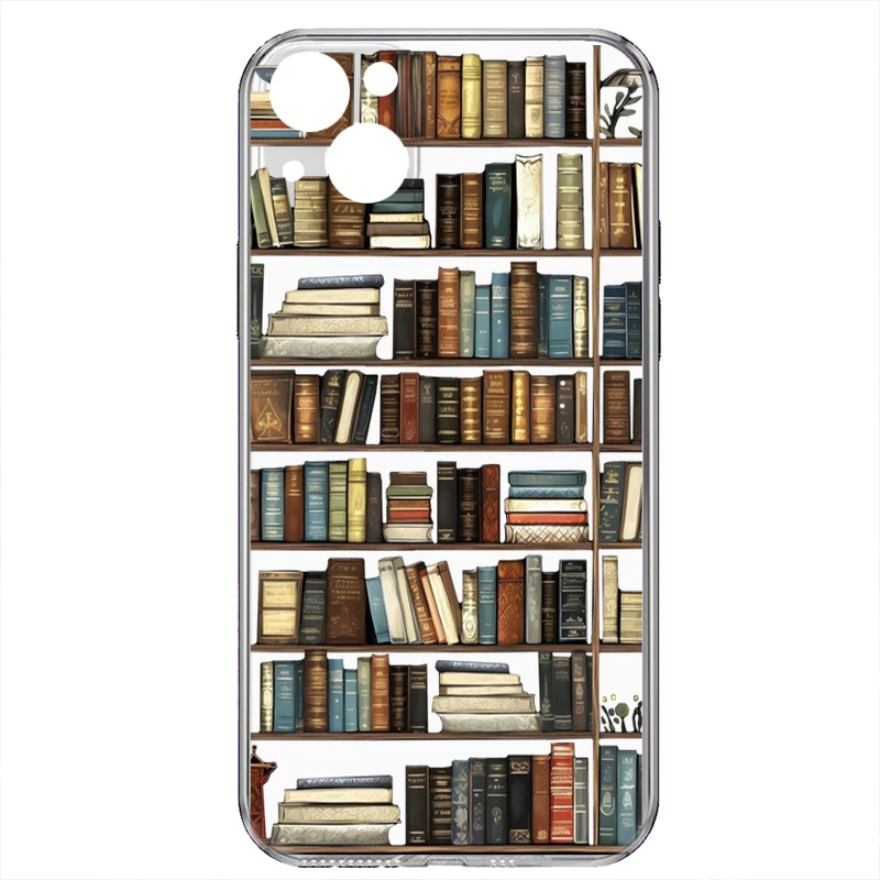 کاور طرح Library مناسب برای گوشی موبایل اپل Iphone 15