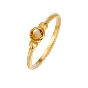  انگشتر طلا 18 عیار زنانه قیراط طرح تک سنگ کد GH6165