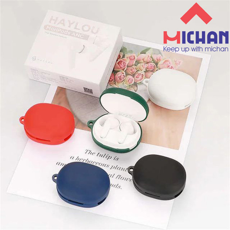 کاور میچان مدل silicone مناسب برای کیس هدفون بی سیم هایلو MoriPods ANC