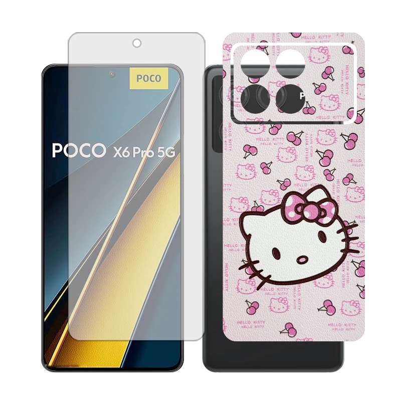 محافظ صفحه نمایش شفاف گلس مدل Together مناسب برای گوشی موبایل شیائومی Poco X6 Pro به همراه برچسب پوششی