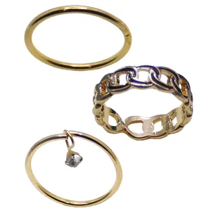 بند انگشتی زنانه کد RKH_1460 مجموعه 3 عددی