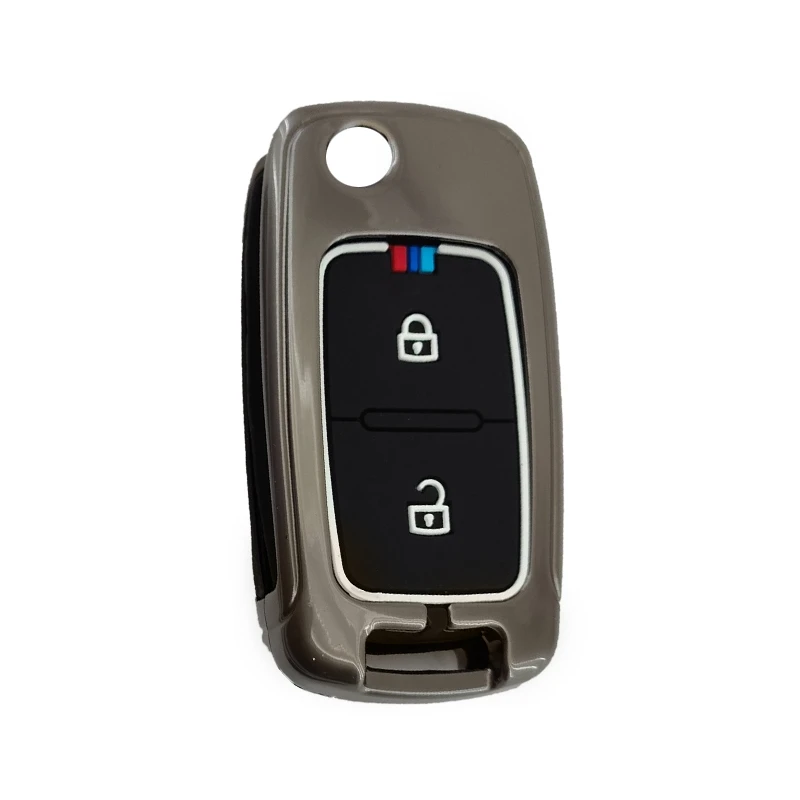 کاور ریموت و سوئیچ خودرو کالانیکس مدل COV-405-10395 طرح فلزی مناسب برای پژو 405