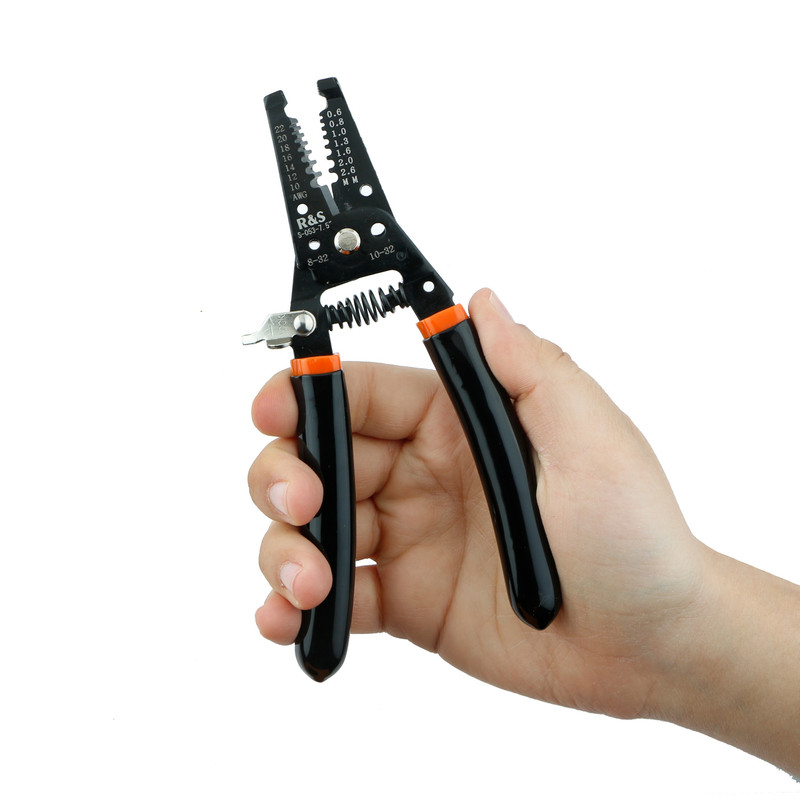 انبر سیم لخت کن آر  اند اس مدل S-053-7 سایز 5 اینچ