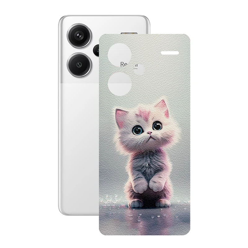 برچسب پوششی ریمکس مدل Leth طرح گربه مناسب برای گوشی موبایل شیائومی Redmi Note 13 Pro Plus