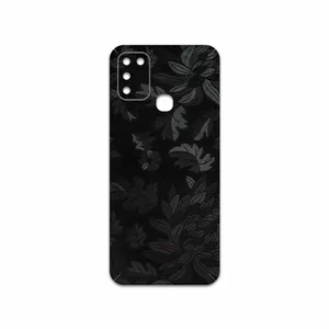 MAHOOT Black-Wildflower Cover Sticker for Infinix Hot 10 Play