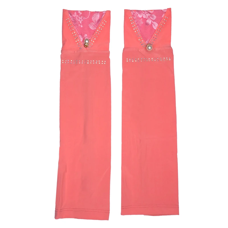 ساق دست زنانه مدل گیپور مروارید ریون کریستال