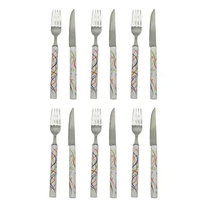 سرویس کارد و چنگال میوه خوری 12 پارچه مدل 707021