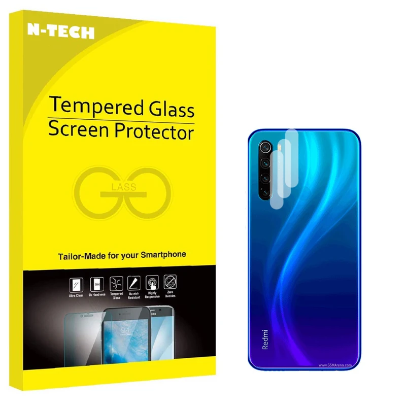  محافظ لنز دوربین انتک مدل LSNK-01 مناسب برای گوشی موبایل شیائومی Redmi Note 8 بسته سه عددی