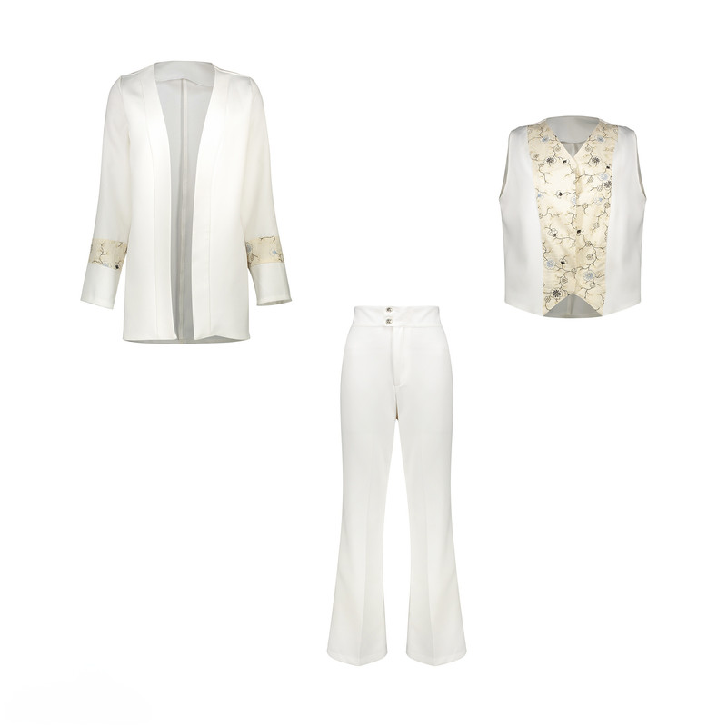 ست 3 تکه لباس زنانه مدل آرتمیس