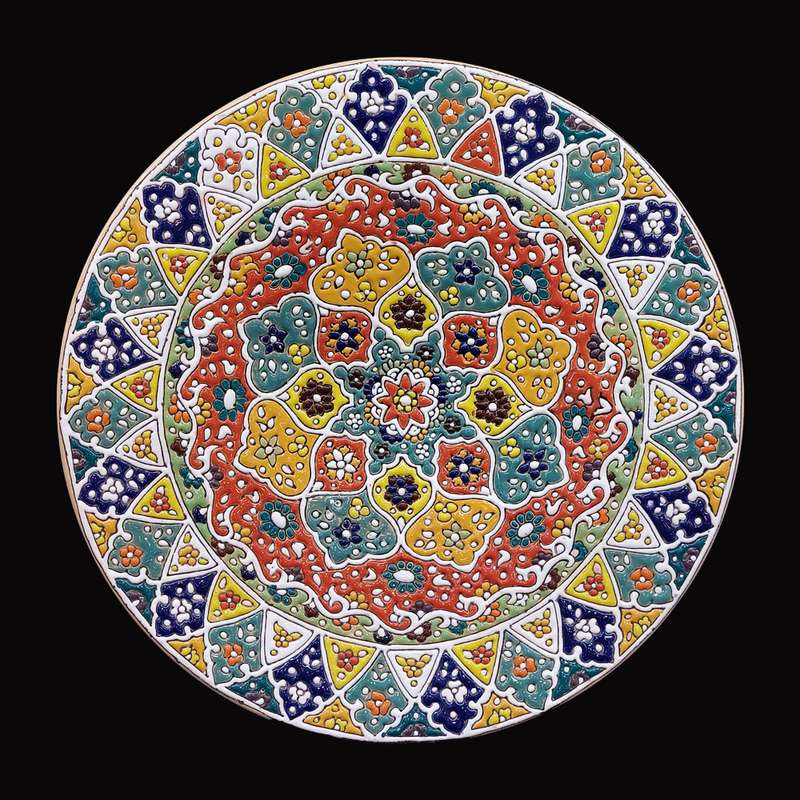 بشقاب میناکاری کد 59