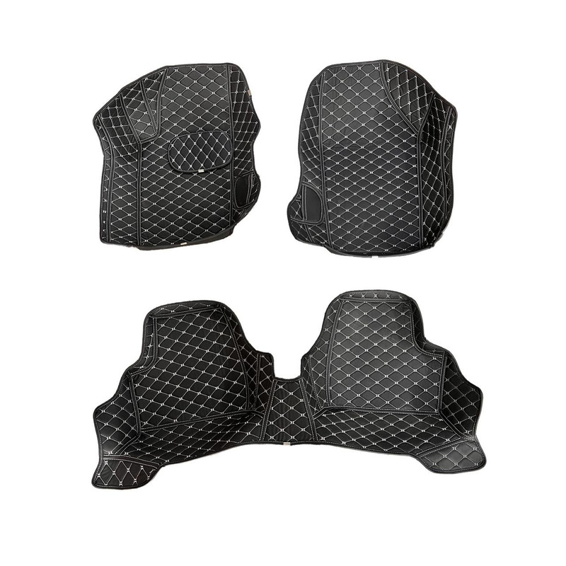 کفپوش پنج بعدی خودرو مدل چرم مناسب برای پژو ۲۰۷