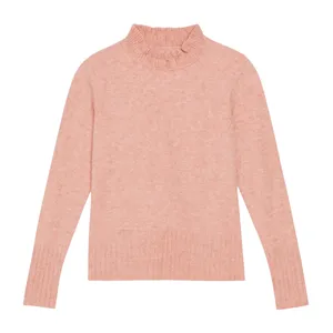 پلیور یقه ایستاده زنانه کد 2214