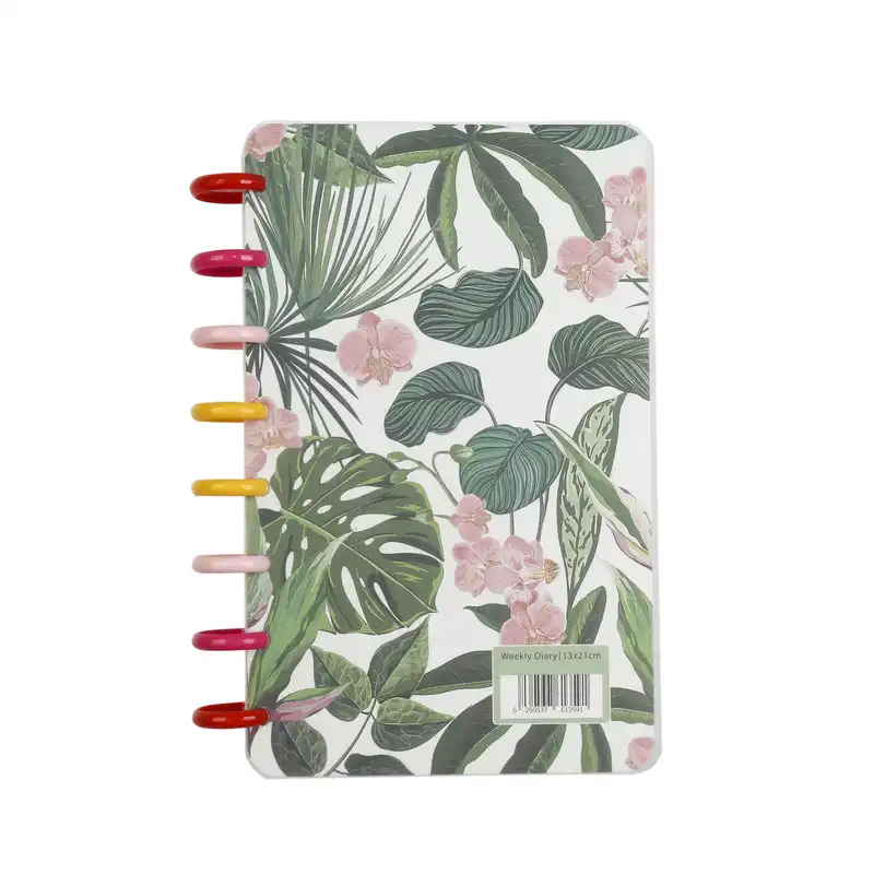 سالنامه سال 1403 سم مدل Discbound طرح برگ ها