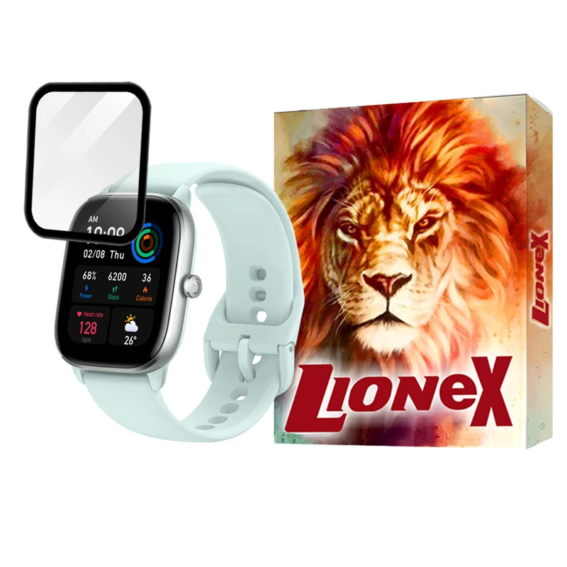 محافظ صفحه نمایش لایونکس مدل PMMAWL مناسب برای ساعت هوشمند آمازفیت GTS 4 Mini
