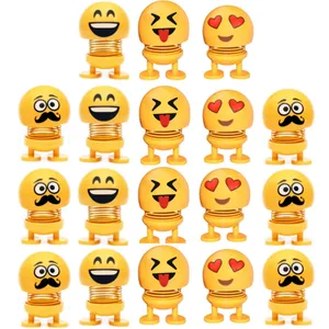 عروسک فنری طرح ایموجی مدل BEAR کد 406 بسته 18 عددی