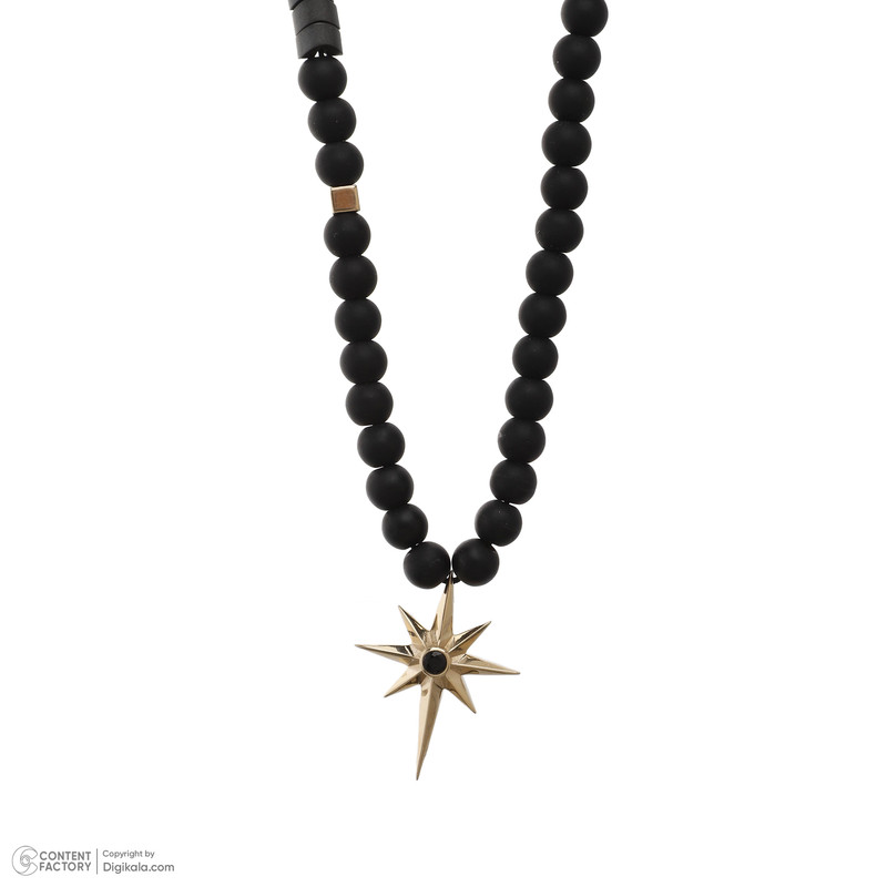 گردنبند طلا 18 عیار مردانه تاج مدل G338