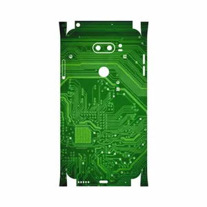 MAHOOT Green Printed Circuit Board-FullSkin Cover Sticker for LG V30