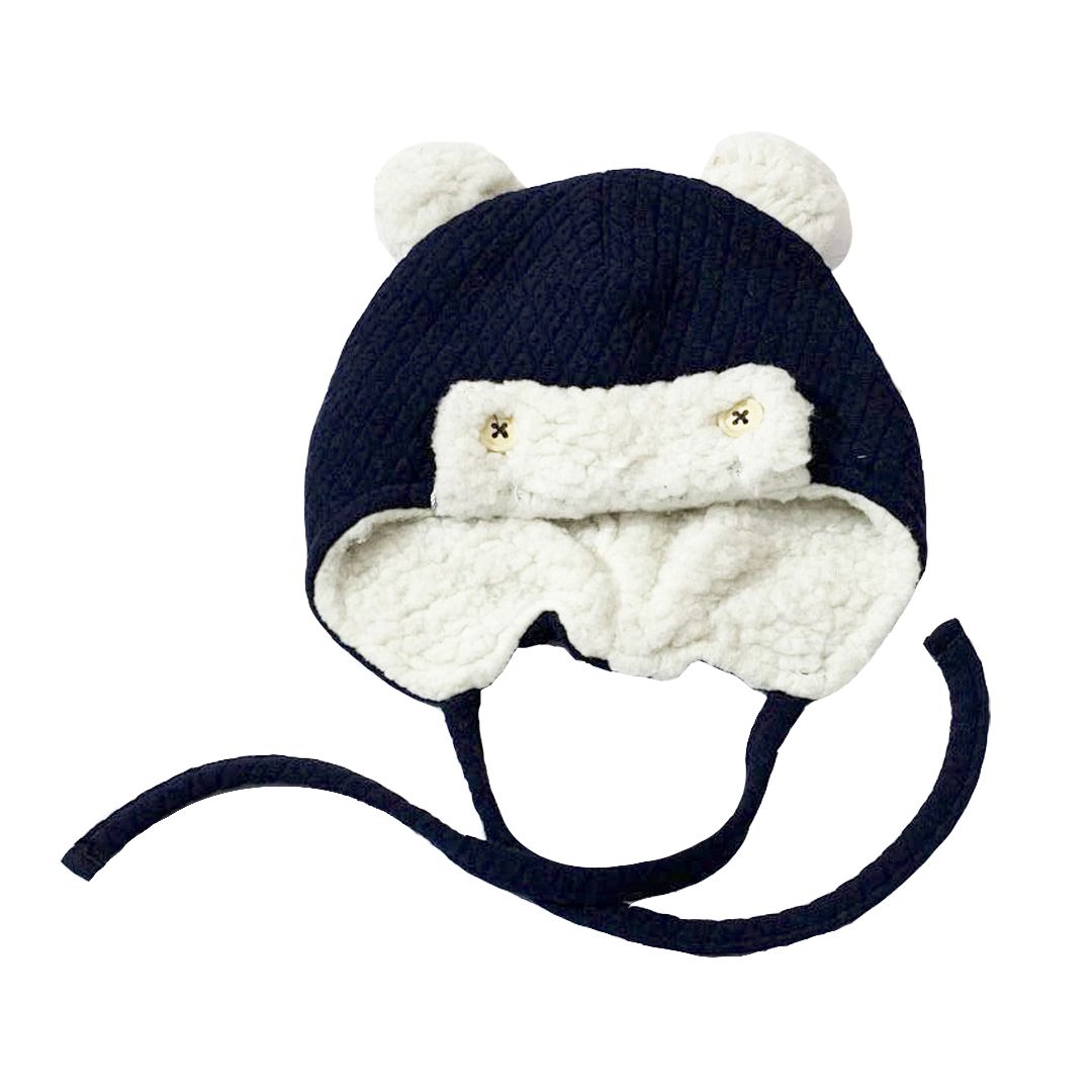 کلاه بافتنی نوزادی جیکل مدل خرس JK949201-88