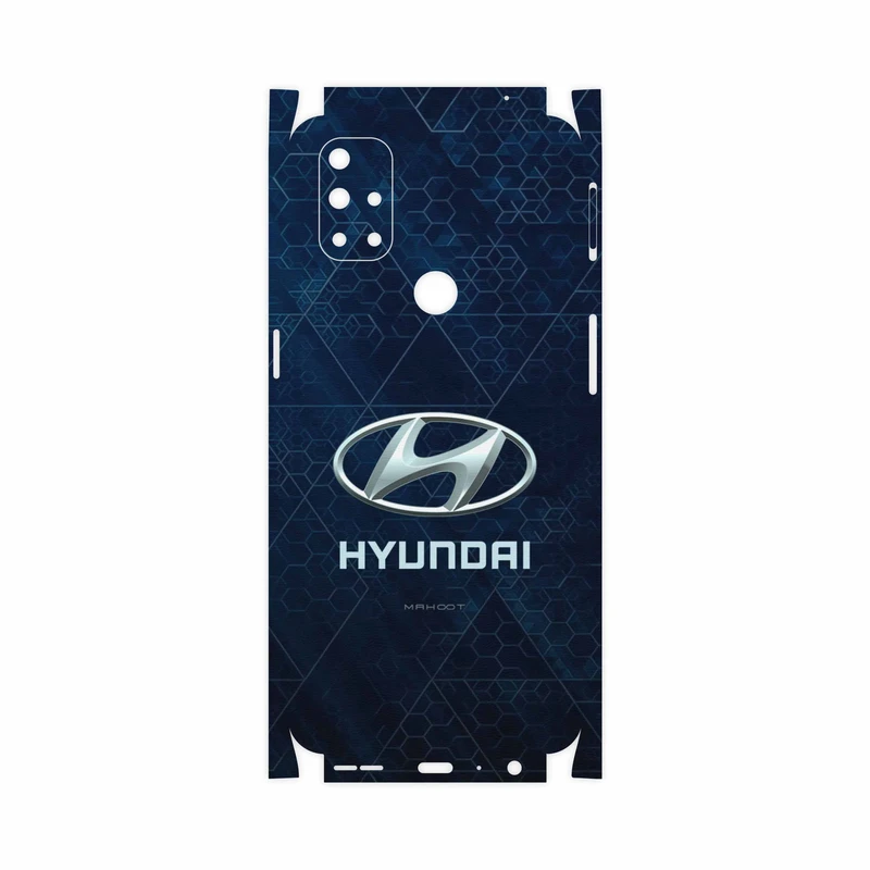 برچسب پوششی ماهوت مدل Hyundai-Logo-FullSkin مناسب برای گوشی موبایل وان پلاس Nord N10 5G
