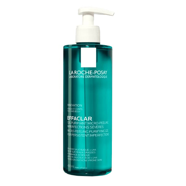 ژل شستشوی صورت و بدن لاروش پوزای مدل Effaclar حجم 400 میلی لیتر
