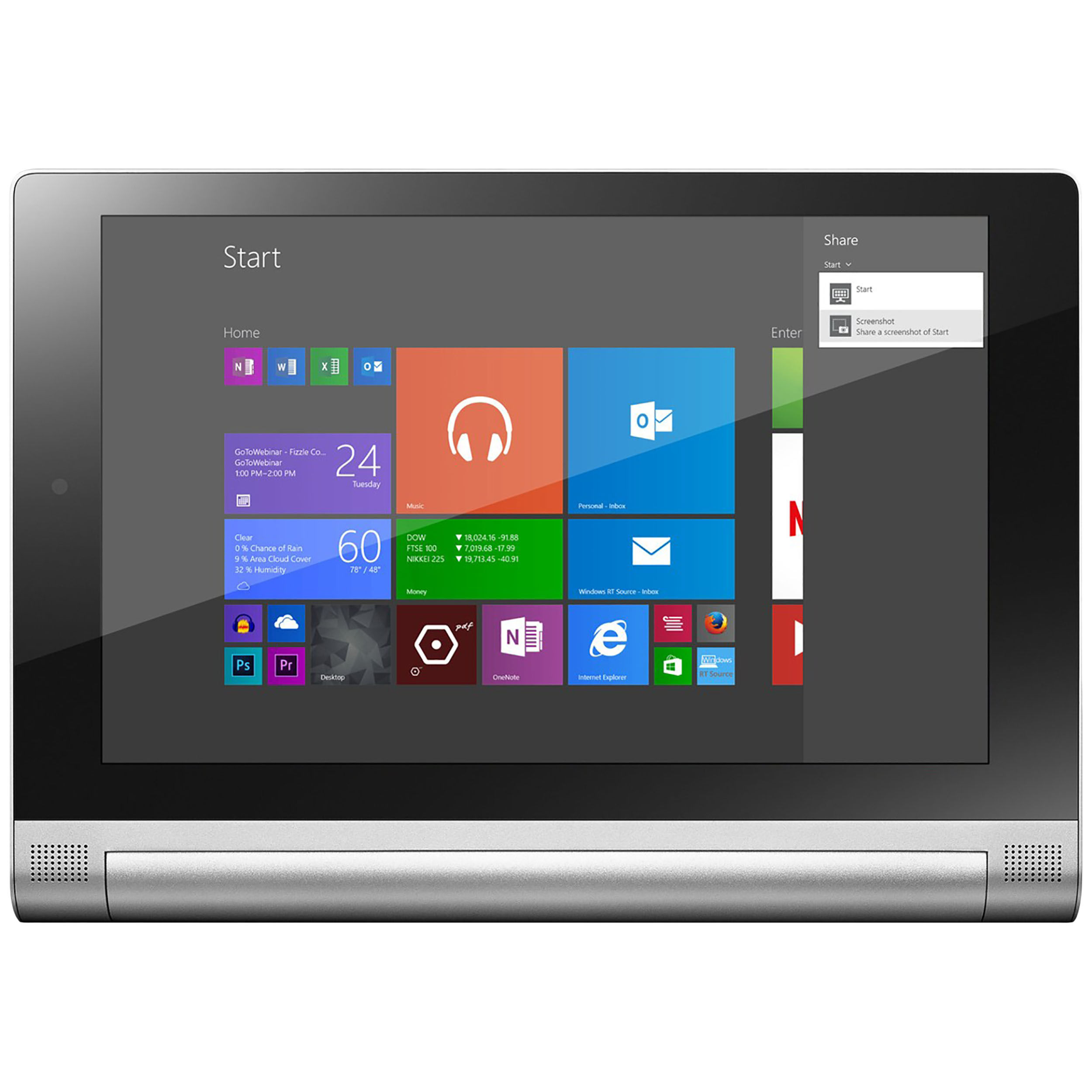 تبلت لنوو مدل Yoga Tablet 2 with Windows 851F ظرفیت 32 گیگابایت