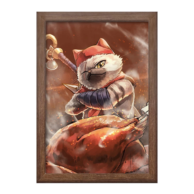 تابلو خندالو طرح بازی شکارچی هیولا (Monster Hunter) کد 33249