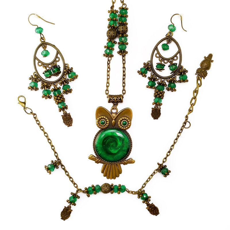 ست دخترانه مدل جغد کدDC5480