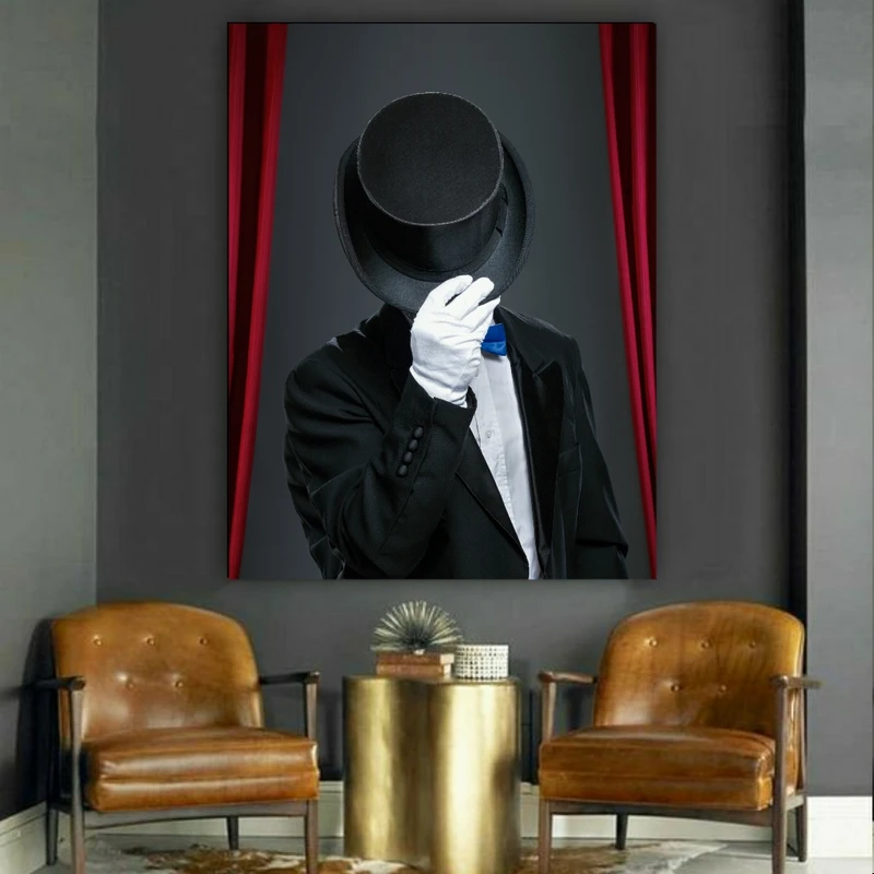 پوستر طرح مخمل جنتلمن مدل مافیا کد FP104926