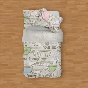 سرویس روتختی مدوپد طرح تنگ و فنجان مدل PAT00287 یک نفره 4 تکه