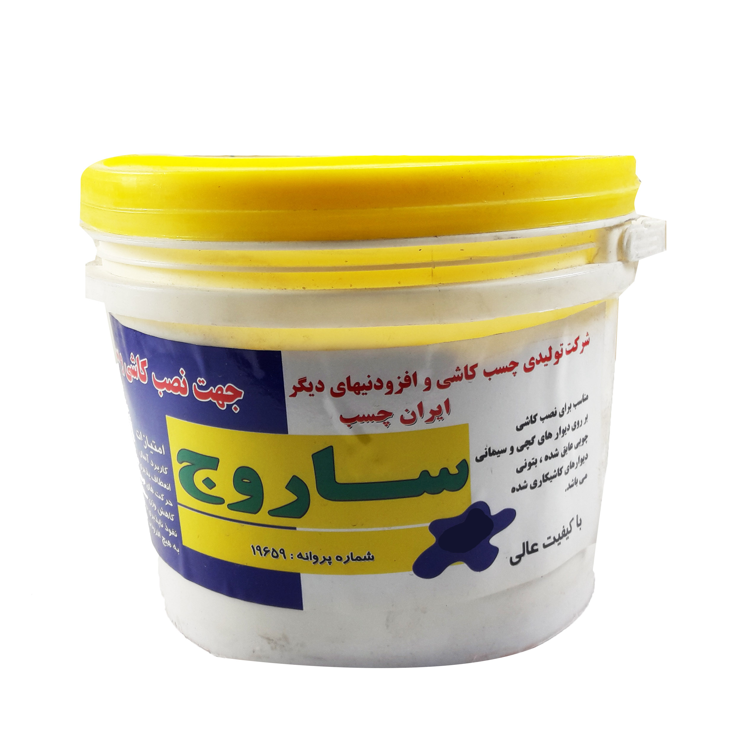 چسب کاشی ساروج مدل F-20 وزن 4 کیلوگرم