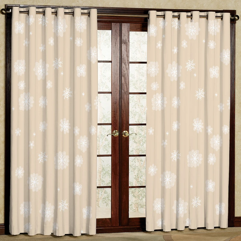 پرده مدل دونه برف مخمل پانچی کد 4732 سایز 200x140 سانتی متر