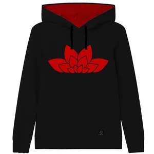 هودی دخترانه 27 مدل گلبرگ کد MR12 رنگ مشکی