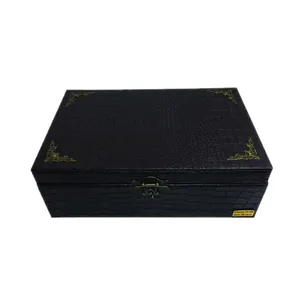 جعبه ساعت مدل چرم مصنوعی کد 6