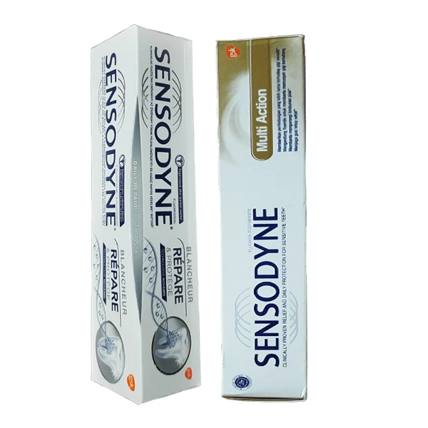 خمیر دندان سنسوداین مدل Multi Action - Whitening حجم 75 میلی لیتر بسته 2 عددی