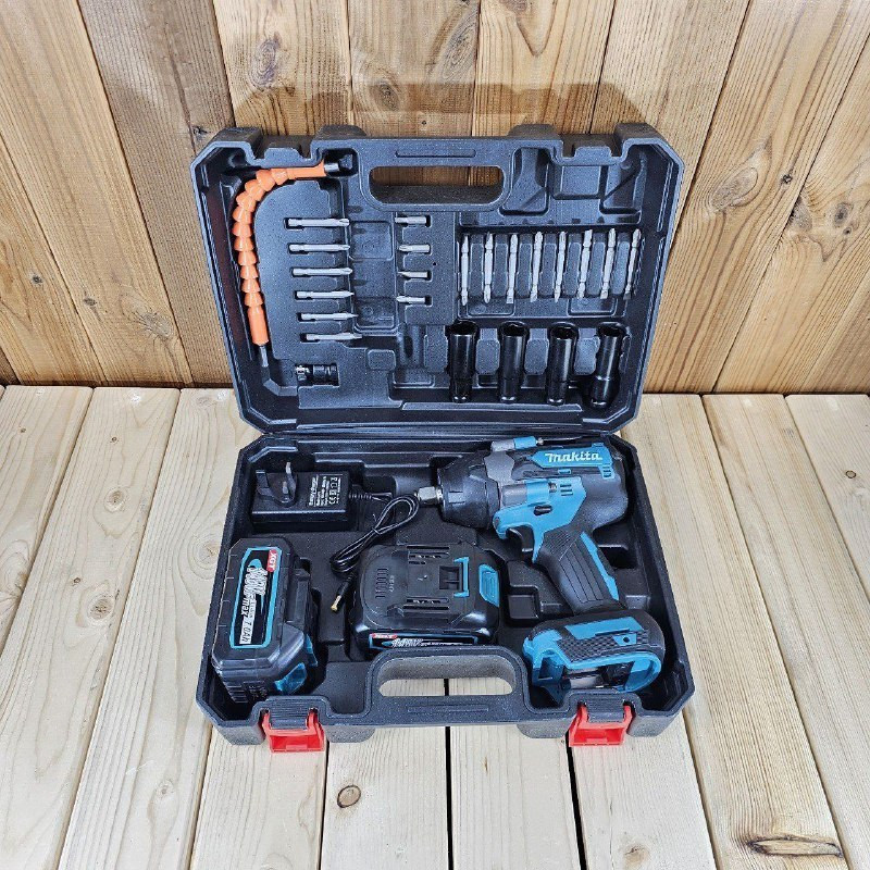 آچار بکس سوپر صنعتی شارژی باس مدل 148V مجموعه 28 عددی