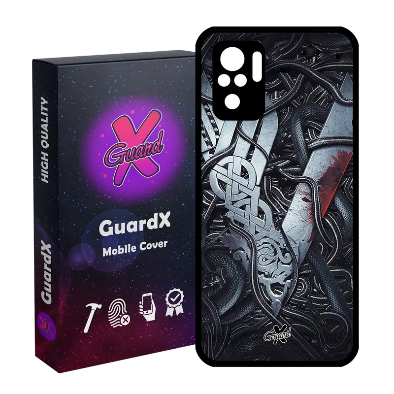 کاور گارد ایکس طرح Vikings مدل Glass10221 مناسب برای گوشی موبایل شیائومی Redmi Note 10 4G / Note 10S