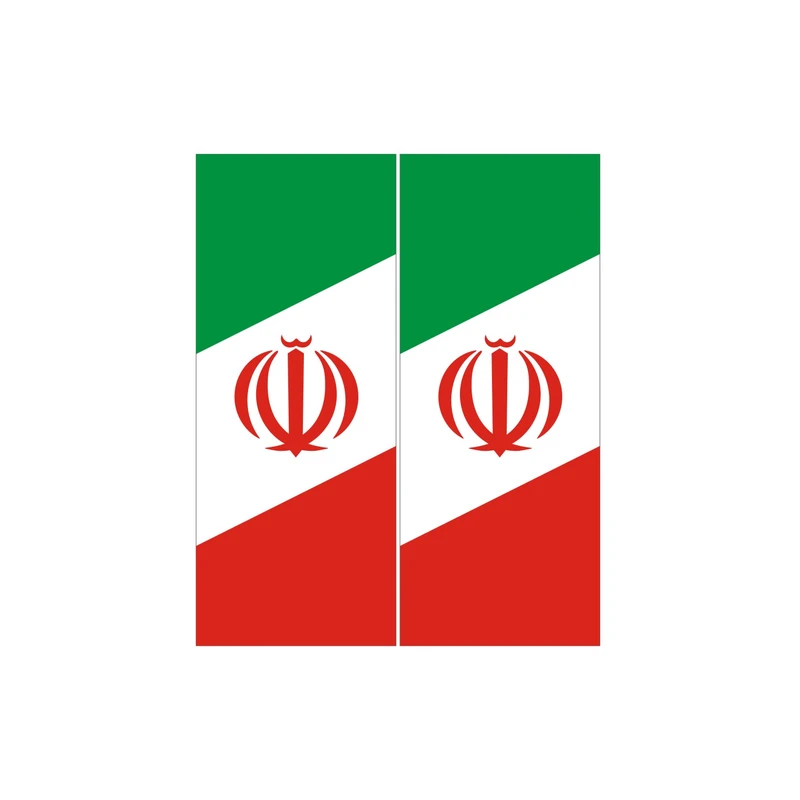 برچسب پلاک ایران نوین گراف مدل شبرنگ جاده ای کد .G005 بسته دو عددی