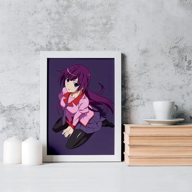 تابلو خندالو مدل هانئکاوا انیمه مونوگاتاری کد 16183