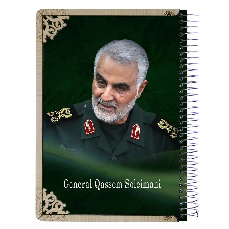 دفتر مشق 80 برگ طرح سردار حاج قاسم سلیمانی کد sardar 105