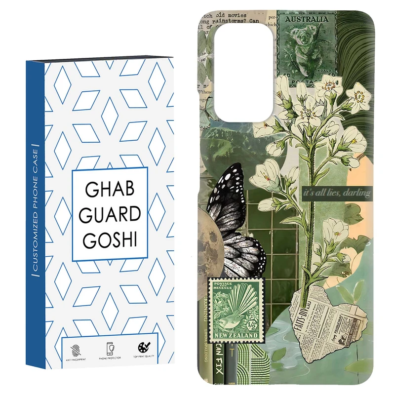 کاور قاب گارد گوشی طرح گل کد Dimo-677 مناسب برای گوشی موبایل شیائومی Redmi Note 9 4G / Redmi 9T