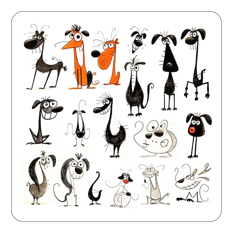 مگنت کاکتی طرح حیوانات کارتونی مدل mp27738