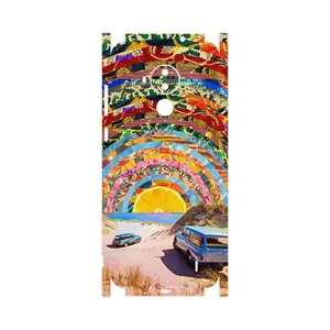 MAHOOT Collage of Orange Sky-FullSkin Cover Sticker for Nokia C30