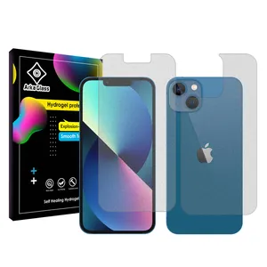 Arka Glass Tough model matte screen protector suitable for Apple iPhone 13 mobile phone along with the back of the phone protector