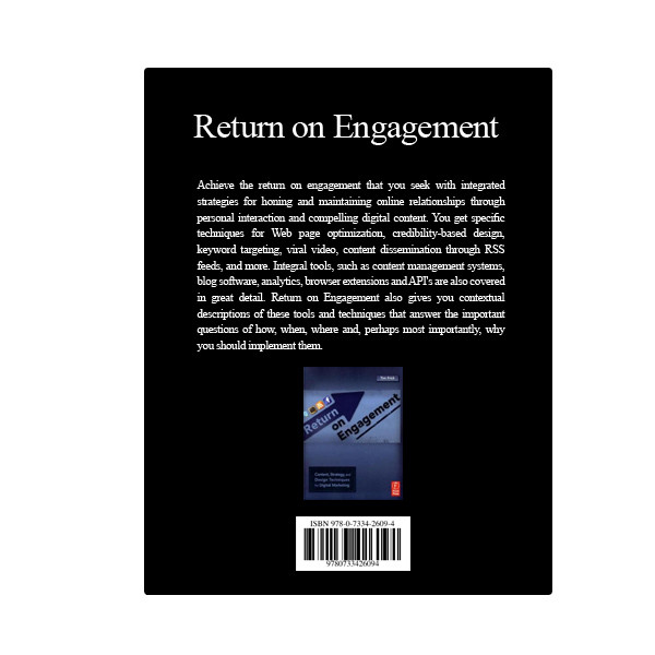 کتاب Return on Engagement اثر Tim Frick انتشارات نبض دانش کتاب Return on Engagement اثر Tim Frick انتشارات نبض دانش