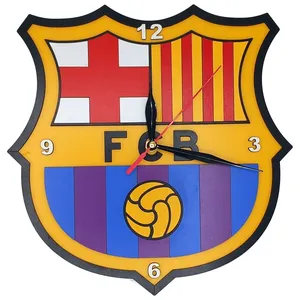 ساعت دیواری طرح باشگاه بارسلونا مدل BAR-01