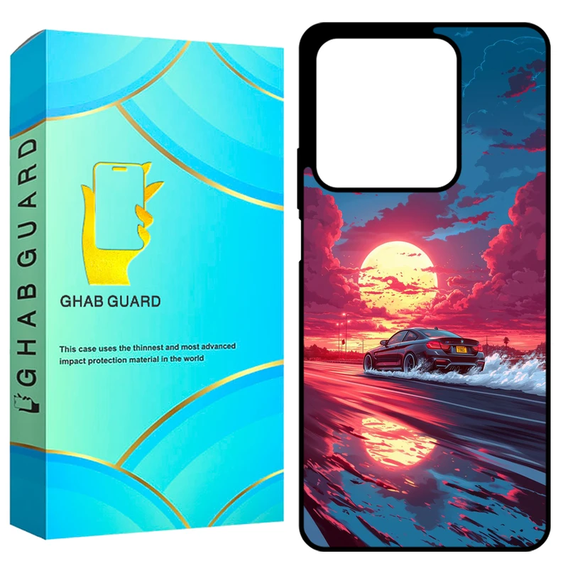 کاور قاب گارد طرح ماشین مدل GCHPN134 مناسب برای گوشی موبایل شیائومی Redmi Note 13 4G