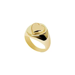 انگشتر طلا 18 عیار زنانه قیراط طرح قلب کد GH4798